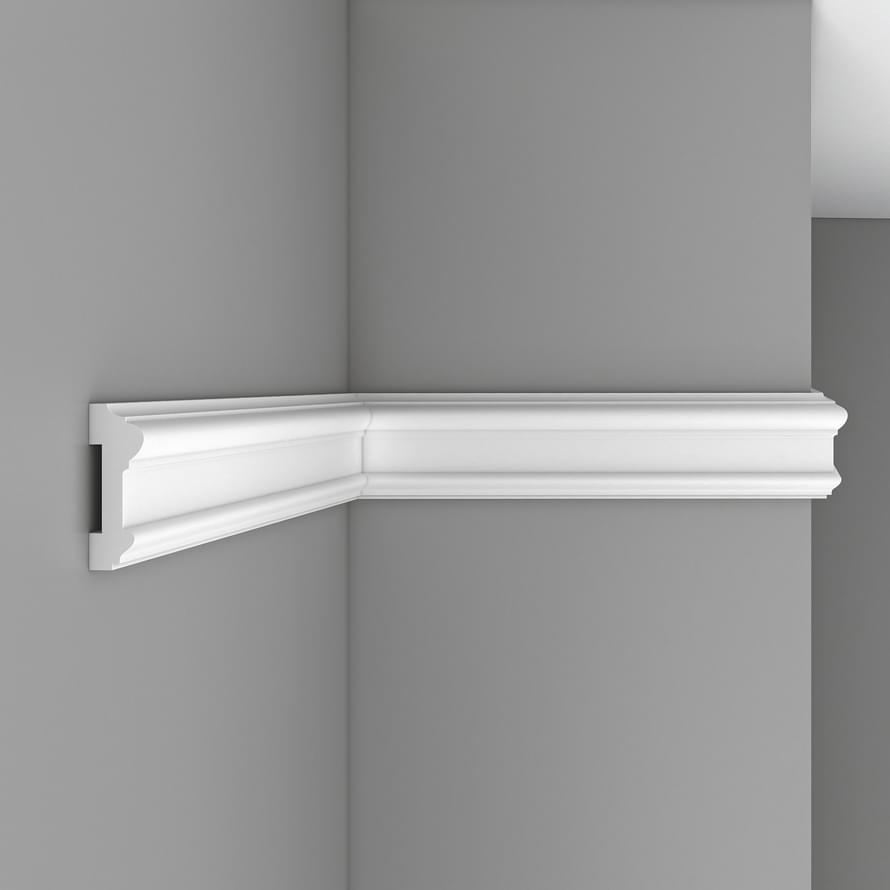 Decomaster Лепнина Из Полиуретана 97901 Молдинг 240x9x3 см поверхность матовая