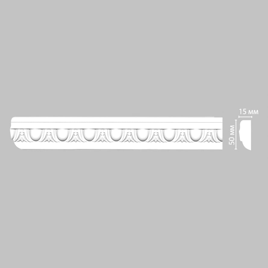 Decomaster Лепнина Из Полиуретана 98202 Молдинг 240x5x1.5 см поверхность матовая