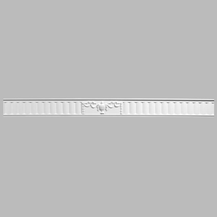Decomaster Лепнина Из Полиуретана 98803 Каминная Полка 240x19x4.5 см поверхность матовая