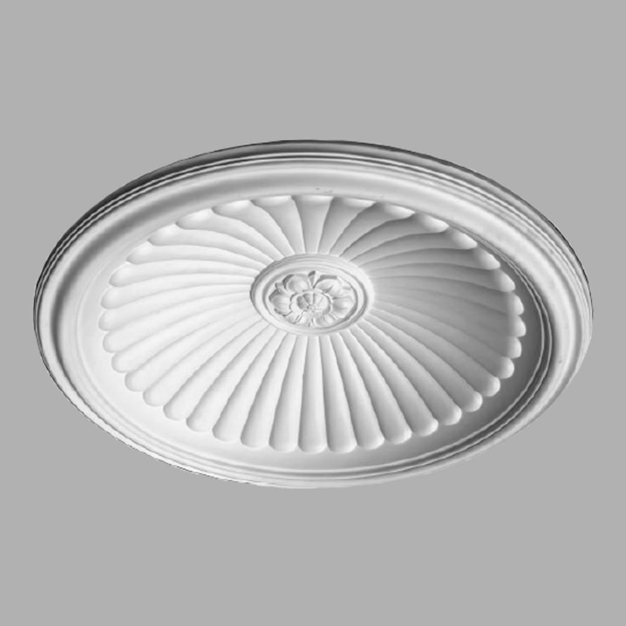 Decomaster Лепнина Из Полиуретана 99103 Купол 113x25x0 см поверхность матовая