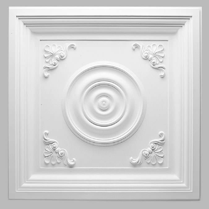 Decomaster Лепнина Из Полиуретана DCL 02 Кессон 60x60x5 см поверхность матовая