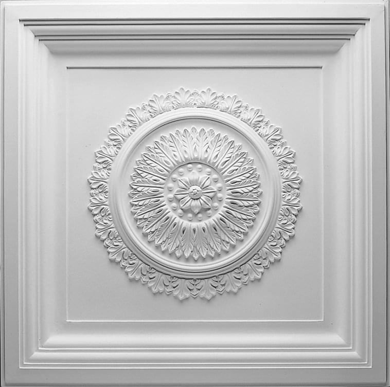Decomaster Лепнина Из Полиуретана DCL 04 Кессон 60x60x5 см поверхность матовая