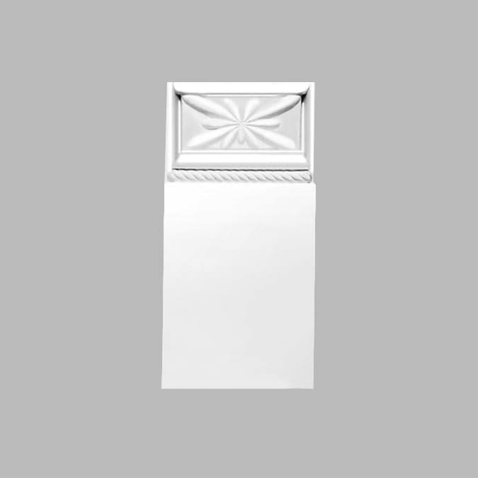 Плинтус Decomaster Лепнина Из Полиуретана DD 320 Основание 23x11x3 см поверхность матовая