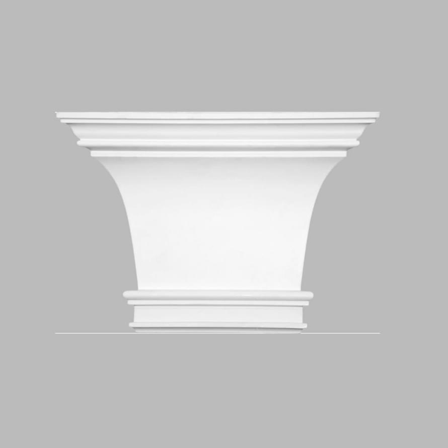 Decomaster Лепнина Из Полиуретана DK 82223 Капитель 22x33.4x9.8 см поверхность матовая