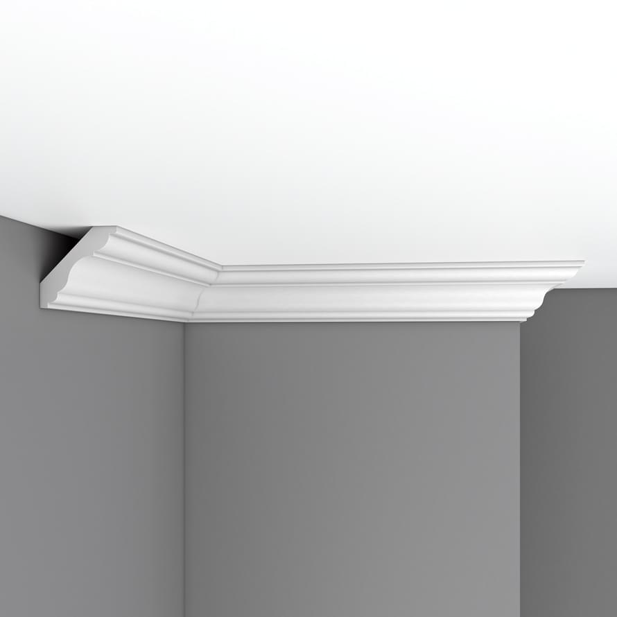 Плинтус Decomaster Лепнина Из Полиуретана DP 337 Плинтус Потолочный 240x6x6.2 см поверхность матовая