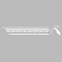 Плинтус Decomaster Лепнина Из Полиуретана DT 13 Плинтус Потолочный 240x5.5x5.5 см поверхность матовая
