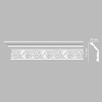 Плинтус Decomaster Лепнина Из Полиуретана DT 303 Плинтус Потолочный Гибкий 240x14.3x6 см поверхность матовая