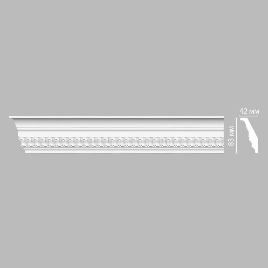 Плинтус Decomaster Лепнина Из Полиуретана DT 36 Плинтус Потолочный 240x8.3x4.2 см поверхность матовая