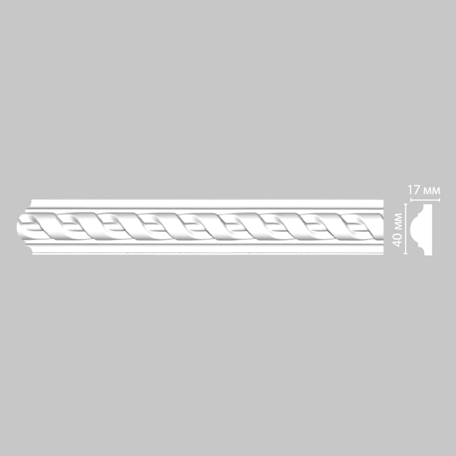 Decomaster Лепнина Из Полиуретана DT 8050 Молдинг 240x4x1.7 см поверхность матовая