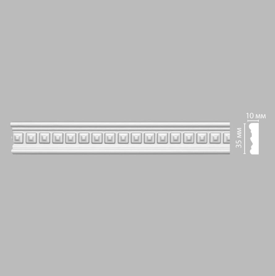 Decomaster Лепнина Из Полиуретана DT 9080 Молдинг 240x3.5x1 см поверхность матовая