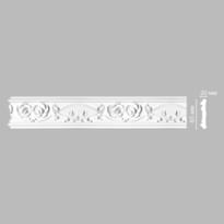 Decomaster Лепнина Из Полиуретана DT 9861 Молдинг 240x8.4x2 см поверхность матовая