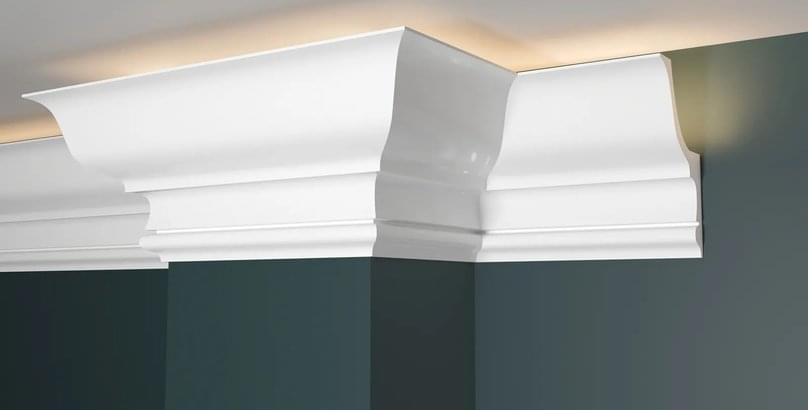 Decor Dizayn Карнизы Dd509 Карниз С Отражателем 200x12 см поверхность 