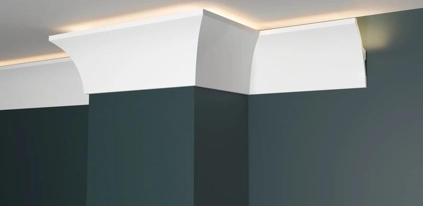 Decor Dizayn Карнизы Dd512 Карниз С Отражателем 200x8 см поверхность 