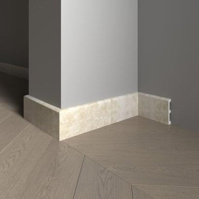 Плинтус Decor Dizayn Плинтусы 706 10 Плинтус 240x8 см поверхность 