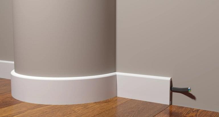 Плинтус Decor Dizayn Плинтусы Dd706 Е Плинтус Flex 200x8 см поверхность 