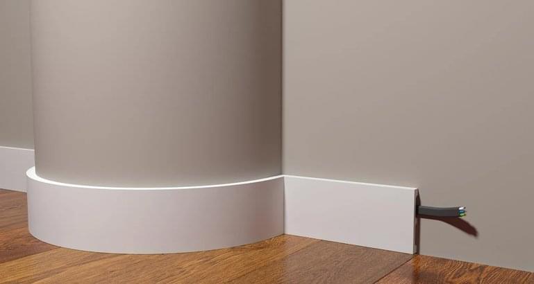 Плинтус Decor Dizayn Плинтусы Dd708 E Плинтус Flex 200x8 см поверхность 