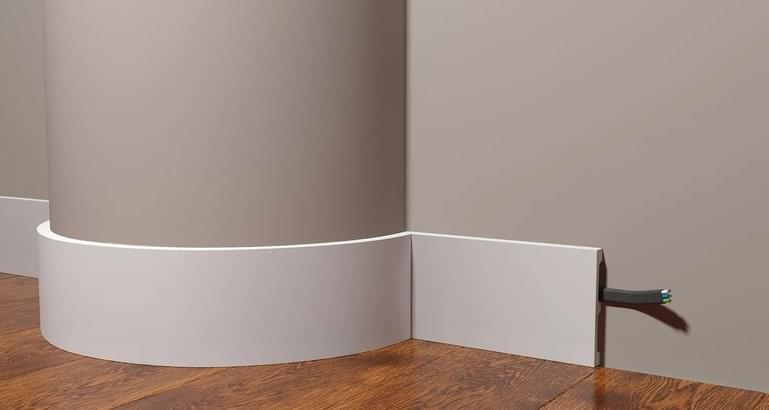 Плинтус Decor Dizayn Плинтусы Dd709F Плинтус Flex 200x10 см поверхность 