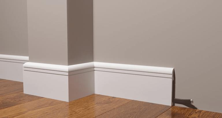 Плинтус Decor Dizayn Плинтусы Dd721 Плинтус 200x11 см поверхность 