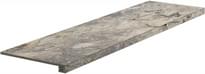 Плитка Del Conca Marble Edition 5 Invisible Gray Gradone Lin Rett 33x120 см, поверхность матовая