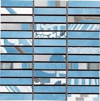 Плитка Del Conca Portland Mosaico Portland Blu 20x20 см, поверхность матовая