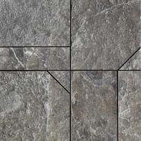 Плитка Del Conca Stone Edition Dinamik 5 Breccia Grey Mosaico Hard 30x30 см, поверхность матовая