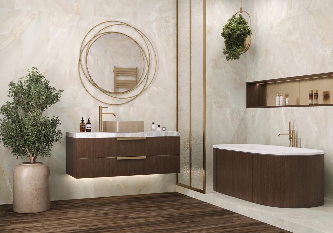 керамогранит фабрики Delacora коллекция Onyx Breez