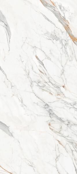Плитка Delfone Apuan Sculpture Db2M85Br2-Y White 12 mm 161x322 см, поверхность полуматовая