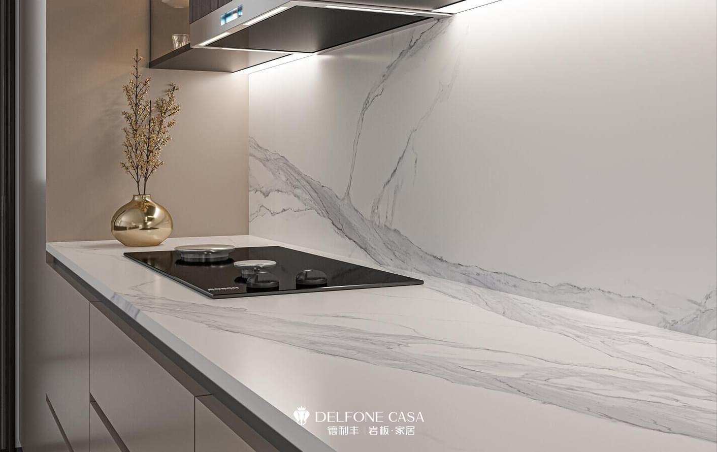 керамогранит фабрики Delfone коллекция Super Arabescato