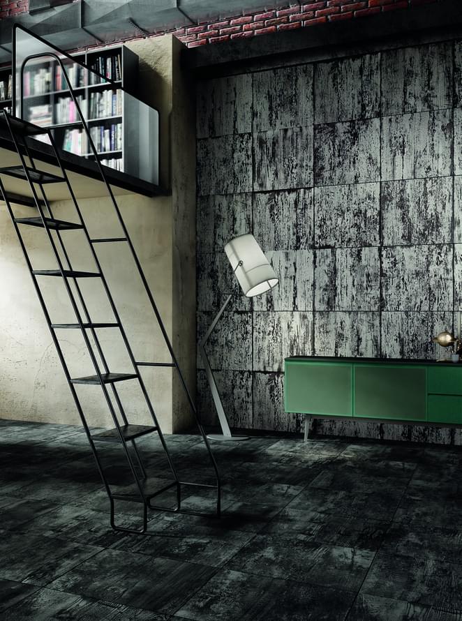 керамогранит фабрики Diesel коллекция Combustion Crackle