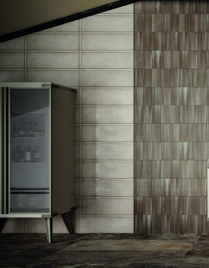 керамика фабрики Diesel коллекция Ribbed Oxide