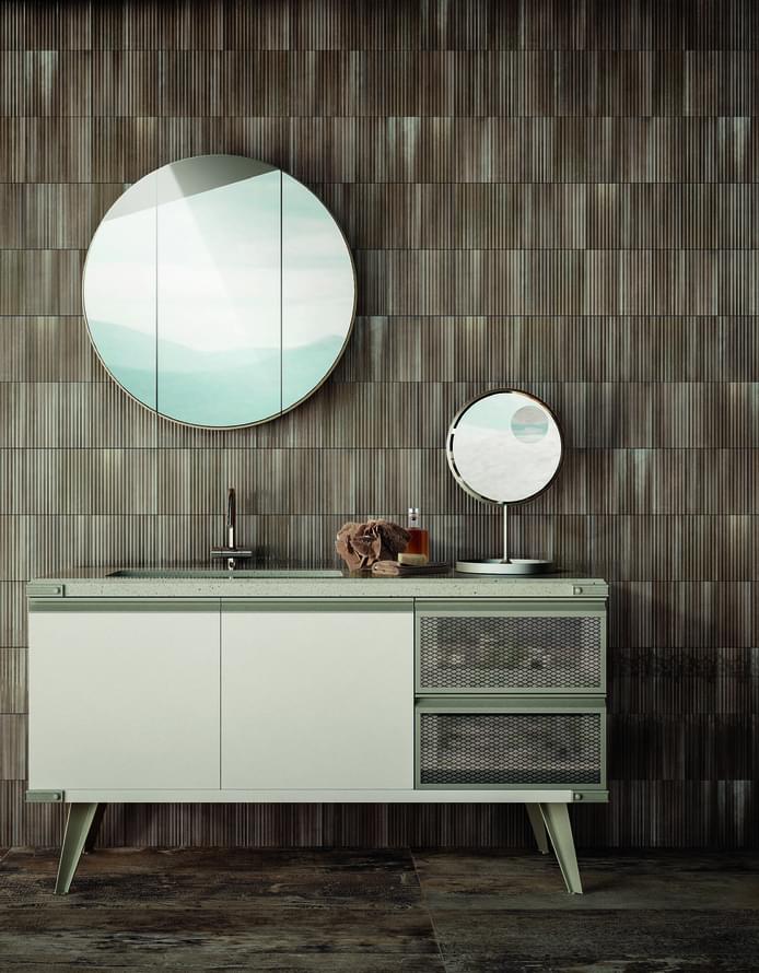 керамика фабрики Diesel коллекция Ribbed Oxide