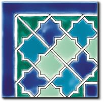 Плитка Diffusion Doremail Andalusian Angle Malaga 15x15 см, поверхность глянец
