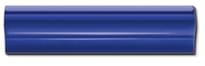 Плитка Diffusion Doremail Unis Moulure Bleu Hayet 5x20 см, поверхность глянец