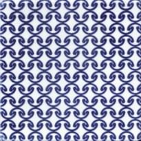 Плитка Diffusion Doremail Wagami Daiki Bleu 10x10 см, поверхность глянец