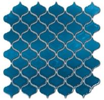 Плитка Diffusion Emoi Arabesque Bleu Chinois 30.5x30.5 см, поверхность глянец