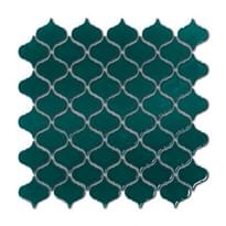 Плитка Diffusion Emoi Arabesque Turquoise 30.5x30.5 см, поверхность глянец
