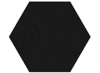 Плитка Diffusion Hexagon Gaudi Black 22x25 см, поверхность полуматовая, рельефная
