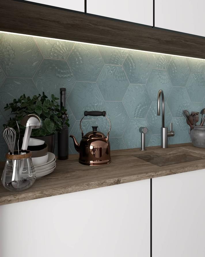 керамогранит фабрики Diffusion коллекция Hexagon Gaudi