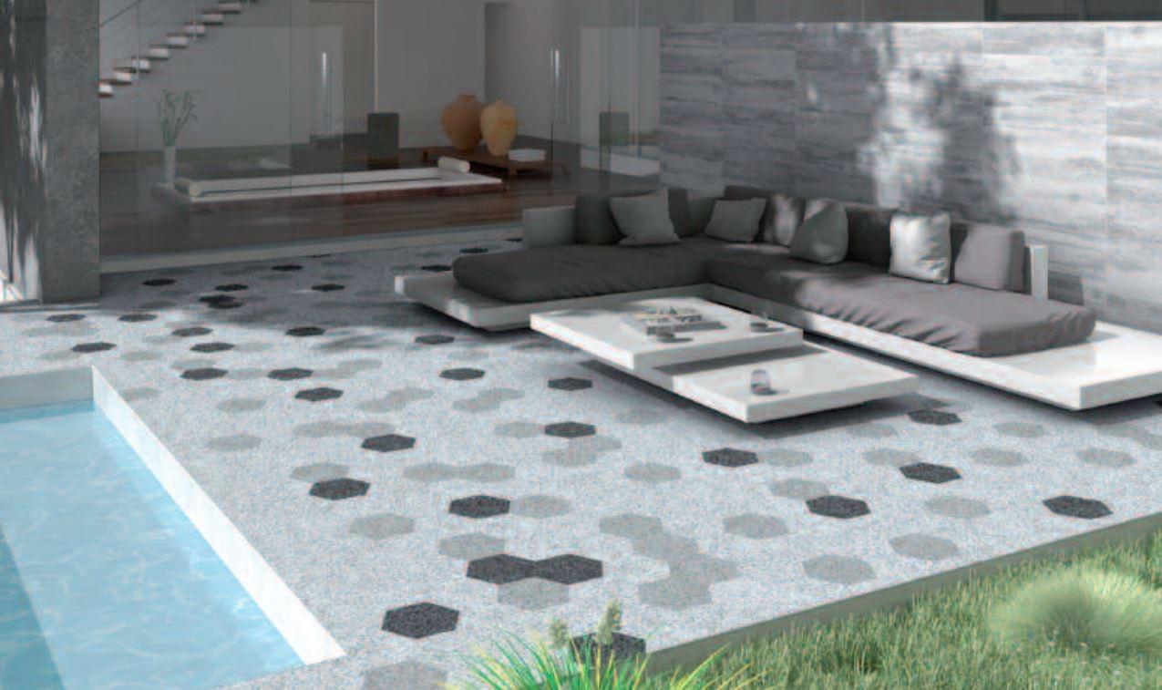 керамогранит фабрики Diffusion коллекция Hexagon Granite