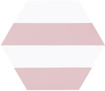 Плитка Diffusion Hexagon Orientation Capri Pink 22x25 см, поверхность полуматовая
