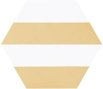 Плитка Diffusion Hexagon Orientation Capri Yellow 22x25 см, поверхность полуматовая