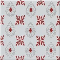 Плитка Diffusion Manhatiles Blanc Colors Rouge Courchevel Sud 15x15 см, поверхность глянец