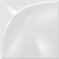 Плитка Diffusion Manhatiles Eclipse Matte White 100 15x15 см, поверхность матовая, рельефная