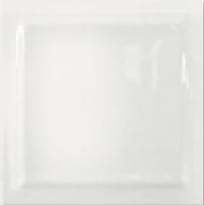 Плитка Diffusion Manhatiles Ecrin Glossy White 0 15x15 см, поверхность глянец, рельефная