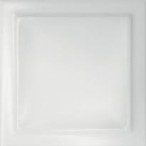 Плитка Diffusion Manhatiles Ecrin Matte White 100 15x15 см, поверхность матовая, рельефная