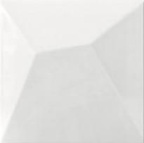 Плитка Diffusion Manhatiles Fuji Glossy White 0 15x15 см, поверхность глянец, рельефная