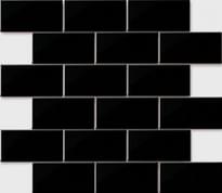 Плитка Diffusion Manhatiles Mosaic Plat Noir N32 30x30 см, поверхность глянец