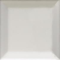 Плитка Diffusion Metro New-York Biseaute Brooklyn Blanc Matt 10x10 см, поверхность матовая