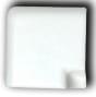 Плитка Diffusion Metro Paris Special Angle Droite Blanc Mat 100 5x5 см, поверхность матовая