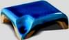 Плитка Diffusion Metro Paris Special Angle Droite Bleu De Sevres 81 5x5 см, поверхность глянец